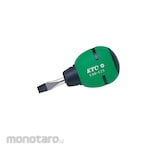 KTC Stubby Screwdriver Soft Grip (Obeng Pendek)