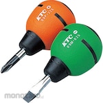 KYOTO TOOL (KTC) Stubby Screwdriver Soft Grip (Obeng Pendek)