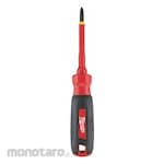 MILWAUKEE Insulated Screwdriver Phillips (Obeng Isolasi)