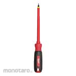 MILWAUKEE Insulated Screwdriver Slotted (Obeng Isolasi)