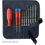 PB SWISS TOOLS 9-piece interchangeable screwdriver set (SwissGrip Evo)