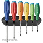 PB SWISS TOOLS Rainbow Hexalobular Driver Set (SwissGrip Evo)