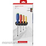 PB SWISS TOOLS Rainbow Pozi Driver Set (SwissGrip Evo)