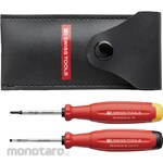 PB SWISS TOOLS Set of 2 Mini Screwdrivers (SwissGrip Evo)