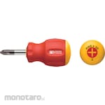 PB SWISS TOOLS Stubby Screwdriver Phillips (Obeng Pendek)