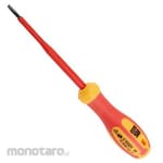 RS PRO Insulated Screwdriver, Flat Head, Tip Size: 3 x 0.5mm, VDE/1000V Approved