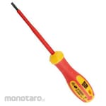 RS PRO Insulated Screwdriver, Flat Head, Tip Size: 4 x 0.8mm, VDE/1000V Approved
