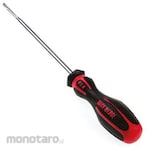 RS PRO Screwdriver with Screw Retention Function, Flat Head, Tip Size: 0.9 mm