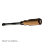 SCHLIEPER Screwdriver Slotted with Wooden Handle (Obeng)