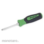 Snap-on Screwdriver Slotted Instinct Green Soft Grip (Obeng)