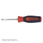 Snap-on Screwdriver Slotted Instinct Red Soft Grip (Obeng)