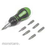 TEKIRO Stubby Screwdriver with 7in1 Interchangeable (Obeng Pendek)