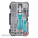TOTAL Screwdriver with Bit Set (Obeng)