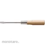 TRUSCO Go Thru Screwdriver with Wood Handle (Obeng Tembus)
