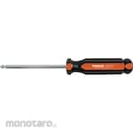 TRUSCO Magnetic Screwdriver with Plastic Handle