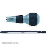 Vessel Go Thru Screwdriver 2 Way Ball-Grip (Obeng Tembus)