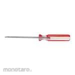 Vessel Screwdriver Phillips Thin Shank 6100 Crystalline (Obeng)