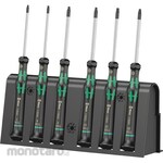 WERA 6-piece (tamper-proof Torx) screwdriver set (for precision use)