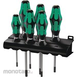 WERA 6-piece Torx screwdriver set with retention function