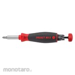 WIHA Screwdriver with Bit Magazine PocketMax Magnetic (Obeng)