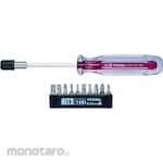 Vessel Hex Head Screwdriver with 10 Bit (Obeng)