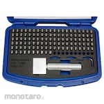 monotaro 110 pcs Typing Punch Set with Holder (Alat Ketok Set)
