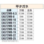 ESCO 8 x125mm flat chisel