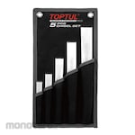Toptul Ribbed Flat Chisel Set