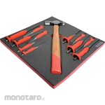 Kennedy Punch and Hammer Set in Tool Control 2/3 With Foam Inlay Tool Chests