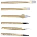 RS PRO Pin Punch Set, 6 Pieces
