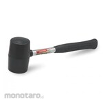 ALDO Palu Karet Hitam Gagang Besi