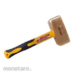 MAXPOWER Fiberglass Handle Brass Hammer