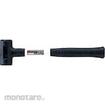 O.H.INDUSTRIAL Urethane Plastic Mallet, Fiberglass Handle