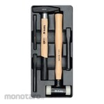 Yato PVC Tray with Hammer and Punches