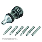 KTC Insulated Screwdriver Ratchet Stubby (Obeng Insulasi)
