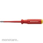 PB SWISS TOOLS Insulated Screwdriver Phillips Slim Tip Classic Handle SwissGrip #4 320mm (Obeng Insulasi)