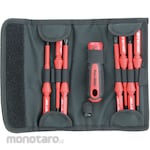 Pro-Auto Insulated Screwdriver Replaceable 9 Piece Set (Obeng Insulasi)
