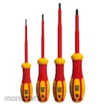 RS PRO Insulated Screwdriver Slotted Pozidriv Set (Obeng Insulasi)