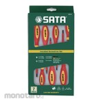 SATA Insulated Screwdriver Combination Set (Obeng Insulasi)