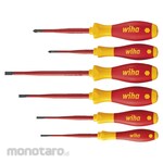 WIHA Insulated Screwdriver Soft Finish Electric Slimfix (Obeng Insulasi)