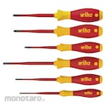 WIHA Insulated Screwdriver Soft Finish Electric Slimfix (Obeng Insulasi)