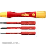 Wiha (Wiha/Noga) Insulated Screwdriver Precision Slim Vario Set 4-piece Pico Finish (Obeng Insulasi)