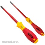 Wiha (Wiha/Noga) Insulated Screwdriver Soft Finish Insulation Slim Fix Set 2 pcs (Obeng Insulasi)