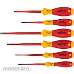 Wiha (Wiha/Noga) Insulated Screwdriver Soft Finish Insulation Slim Fix Set 6-Piece (Obeng Insulasi)