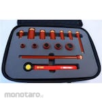 FISCO International Insulated socket wrench set, 1/4 inch square (12.7 mm)
