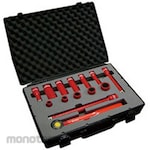 FISCO International Insulated socket wrench set, 3/8 inch square (9.5 mm)