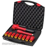 Wiha (Wiha/Noga) 10 piece set of 3/8” insulated socket and ratchet