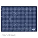 OLFA Cutting Mat Folding A3 Navy Stationery