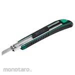 SATA Cutter Knife Rubber Handle Push Button Utility 13 Sections (Pisau Cutter)