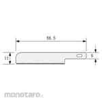 OLFA Cutter Blades Hobby Saw Wide (Isi Cutter)